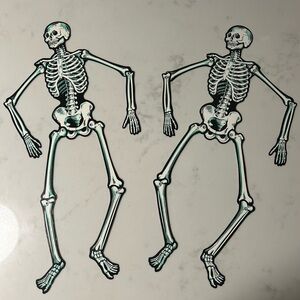 Vintage Beistle Die Cut Skeletons